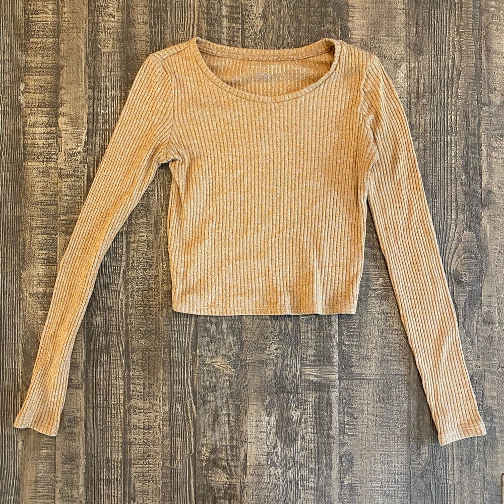 American Eagle Cropped Long Sleeve shirt XS